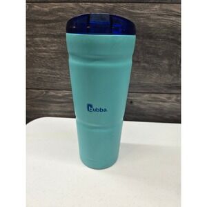 Bubba 24oz Insulated Stainless Steel Tumbler Travel Mug Teal Blue Lid BPA Free